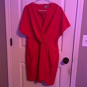 ASOS dress size 12 the color is a reddish orange